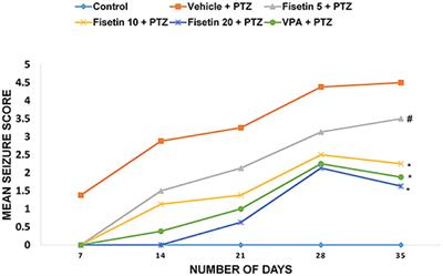 Neuroprotective Effect of Fisetin Through Suppression of IL-1R/TLR Axis and Apoptosis in Pentylenetetrazole-Induced Kindling in Mice